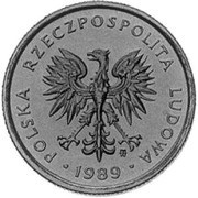 2 Zlotys Trial Strike obverse image