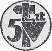 5 Zlotys Trial Strike reverse image