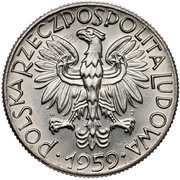 5 Zlotys Trial Strike obverse image