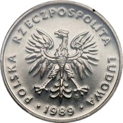 5 Zlotys Trial Strike obverse image