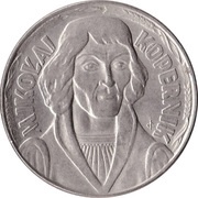 10 Zlotys Mikołaj Kopernik, large type, Poland, 1959-1965 reverse image