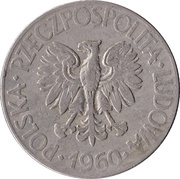 10 Zlotys Tadeusz Kościuszko, large type obverse image