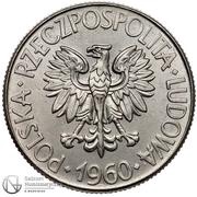 10 Zlotys Tadeusz Kościuszko bust; Trial Strike obverse image