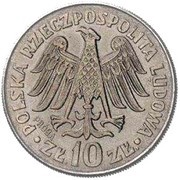 10 Zlotys Kazimierz Wielki Legends Raised; Trial Strike obverse image
