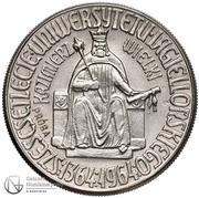 10 Zlotys Kazimierz Wielki; Trial Strike Ni eagle without crown, Poland, 1964 reverse image