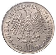 10 Zlotys Kazimierz Wielki Legends raised obverse image