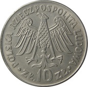 10 Zlotys Kazimierz Wielki Legends incuse obverse image