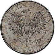 10 Zlotys Maria Sklodowska-Curie; Trial Strike obverse image