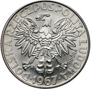10 Zlotys Maria Sklodowska-Curie; Trial Strike obverse image