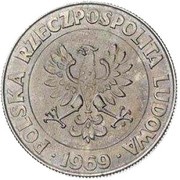 10 Zlotys 25th Anniversary of People's Republic of Poland; Trial Strike CuNi obverse image