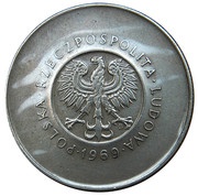 10 Zlotys 25 Years of People's Republic of Poland obverse image