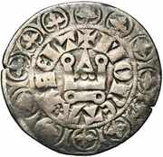 1 Groat - Arnold V Tournois castle, Belgium, 1279-1323 reverse image