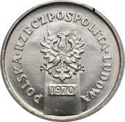 10 Zlotys Anniversary of Provincial Annexations Trial Strike obverse image