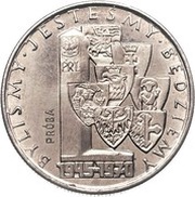 10 Zlotys We were - we are - we will Trial Strike, Poland, 1970 reverse image