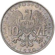 10 Zlotys We were - we are - we will Trial Strike obverse image