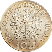 10 Zlotys FAO; Trial Strike obverse image