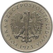 10 Zlotys 200 years of National Education Commission; Trial Strike CuNi obverse image