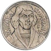 10 Zlotys Mikołaj Kopernik; Trial Strike reverse image