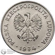 10 Zlotys Henryk Sienkiewicz; Trial Strike obverse image