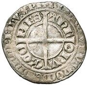 1 Groat with Lion - Theoderic, Belgium, 1346-1361 reverse image