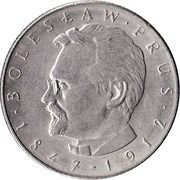 10 Zlotys Bolesław Prus, Poland, 1975-1984 reverse image
