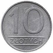 10 Zlotys Trial Strike reverse image