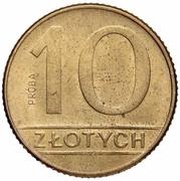 10 Zlotys Trial Strike reverse image