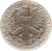 20 Zlotys 20th Anniversary of People's Republic of Poland;Trial Strike CuNi obverse image