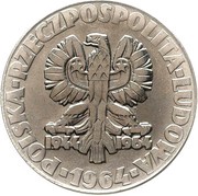 20 Zlotys Nowa Huta Turoszów; Trial Strike CuNi obverse image