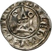 Mite - William I Tournois castle obverse image