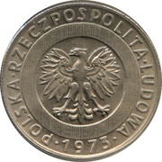 20 Zlotys obverse image
