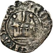 Mite - William I Brabançon castle obverse image