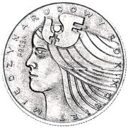 20 Zlotys International Year of Women; Trial Strike, Poland, 1975 reverse image