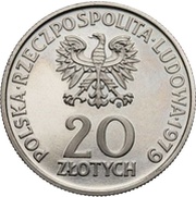 20 Zlotys International Year of the Child; Trial Strike obverse image