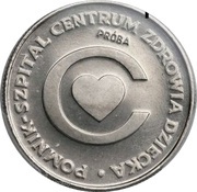20 Zlotys Memorial Hospital Center; Trial Strike, Poland, 1979 reverse image