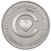 20 Zlotys Memorial Hospital Center; Trial Strike, Poland, 1979 reverse image