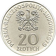 20 Zlotys International Year of the Child; Trial Strike obverse image