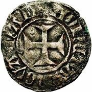2 Mites - William I, Belgium, 1337-1391 reverse image