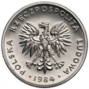 20 Zlotys large type; Trial Strike obverse image