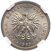 20 Zlotys Trial Strike obverse image