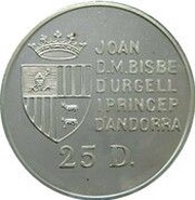 25 Diners - Joan Martí i Alanis Red Cross obverse image