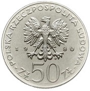 50 Zlotys Kazimierz I Odnowiciel; Trial Strike obverse image
