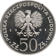50 Zlotys FAO - World Food Day; Trial Strike obverse image