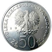 50 Zlotys Generał Władysław Sikorski obverse image