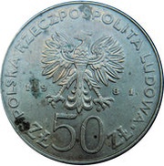 50 Zlotys Bolesław II Śmiały obverse image