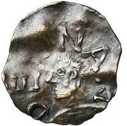 Denier Anonymous/Albert II, bust left obverse image