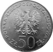 50 Zlotys Boleslaus III Wrymouth obverse image