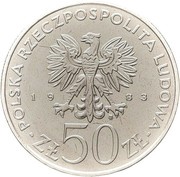 50 Zlotys Ignacy Łukasiewicz; Trial Strike obverse image