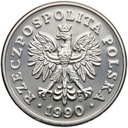 50 Zlotys Trial Strike obverse image