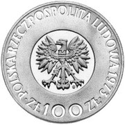 100 Zlotys Mikolaj Kopernik big; Trial Strike Al obverse image